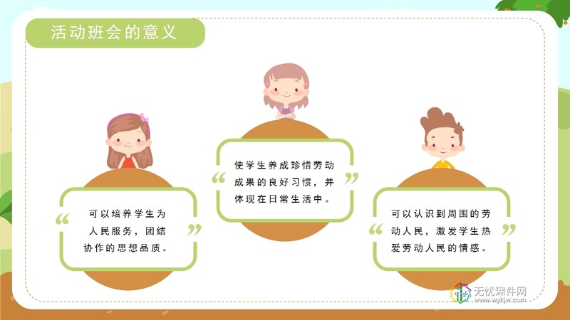 “我劳动 我快乐”五一劳动节主题班会ppt课件-第7张